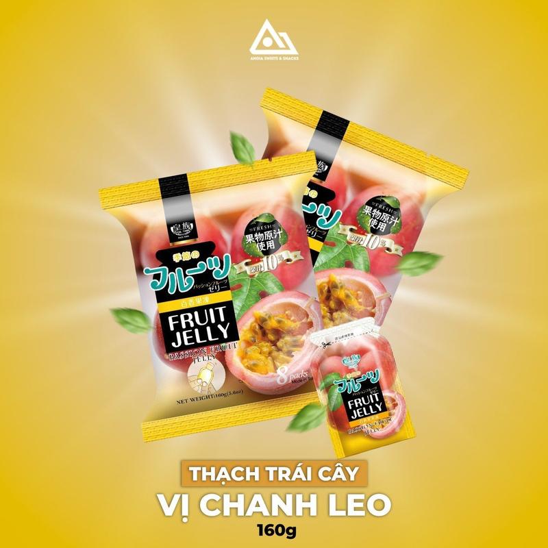 Thạch trái cây Đài Loan vị nho 160g, thạch hoa quả dai giòn thơm ngon An Gia Sweets Snacks 7
