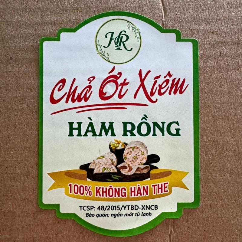 Tem 1kg CHẢ TAI MỘC ỚT XIÊM XANH