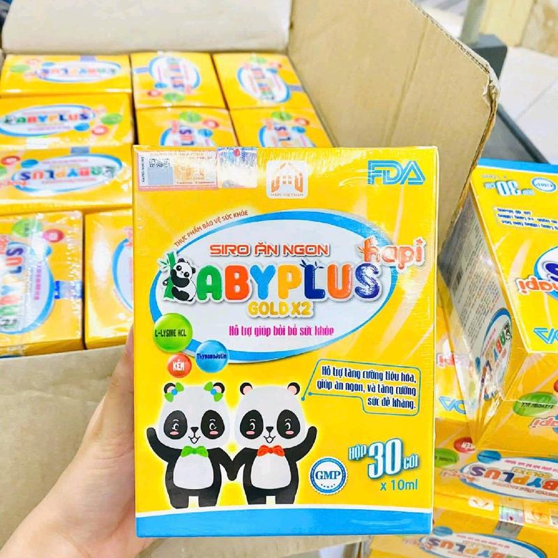 Siro Ăn Ngon Babyplus - Hộp 30 gói