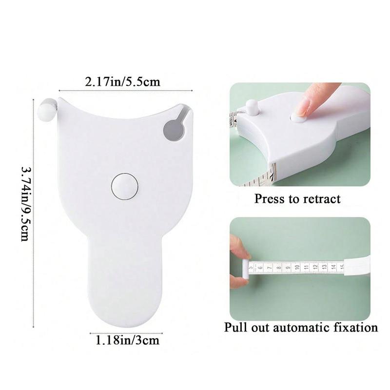 Product Introduction of Retractable Body Tape Measure, Automatic Portable Body Measuring Tape, Household Measuring Tools for Waist, Hip, Arm 6