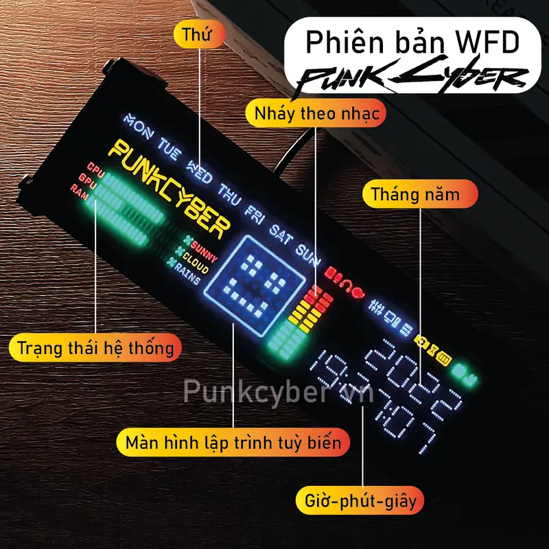 CCông Tắc Tổng Punkcyber cấp nguồn cho thiết bị -Bộ Chia Nguồn cổng hub usb mở rộng 1