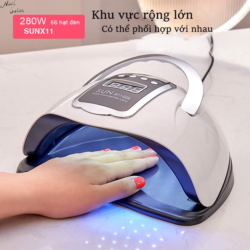 Nail salon Máy hó gel SUN X11 MAX Máy sấy móng tay 280W Đèn LED làm móng tay Máy sấy gel Máy Hơ Gel