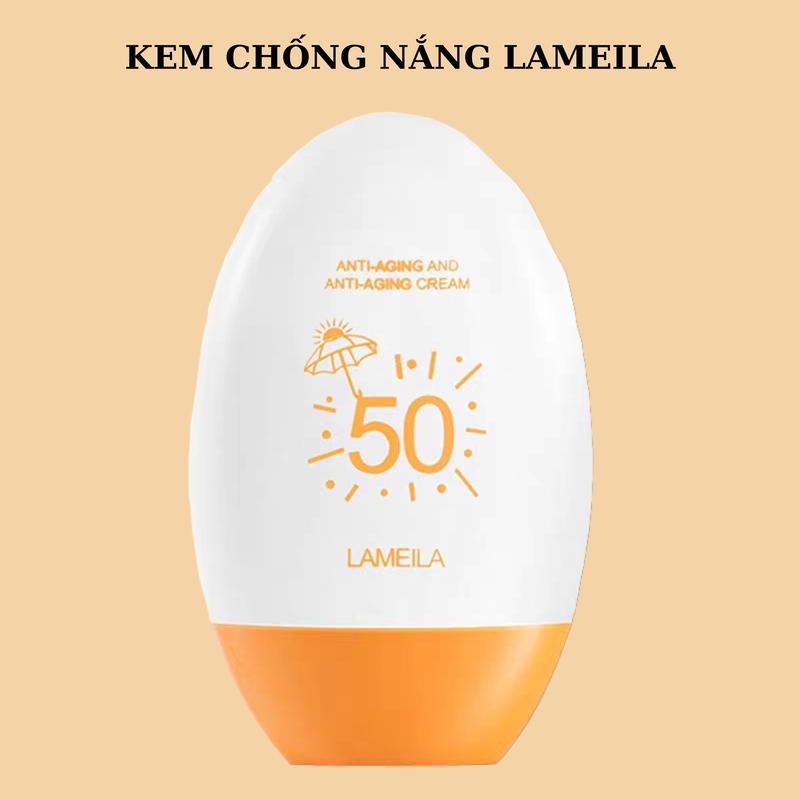 Kem Chống Nắng Lameila SPF 50 PA+++ Skincare Nữ Sunscreen Women Sun Cream Chăm Sóc Da