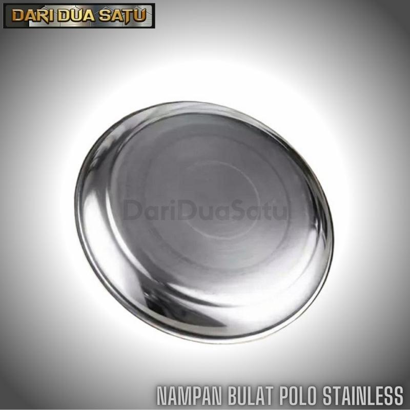 Nampan Bulat Stainless Steel 50 cm / Baking Tray Bulat 3