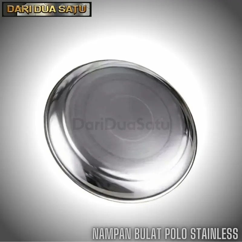 Nampan Bulat Stainless Steel 50 cm / Baking Tray Bulat 3