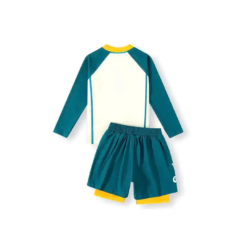 YumiKids BK19 Đồ Bơi 2 Mảnh Thể Thao Cho Bé Trai 12-55kg Chất Liệu Thun Bơi Co Giãn 4 Chiều Bảo Vệ UV An Toàn Cho Bé 4