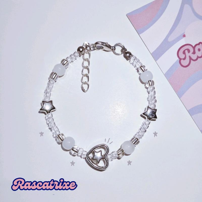 Coquette Fairy Bracelet | y2k aesthetic beads couple bracelet by rascatrixe 3