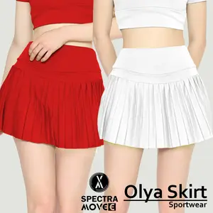 Rok celana OLYA rok olahraga wanita rok plisket rok senam gym Pakaian