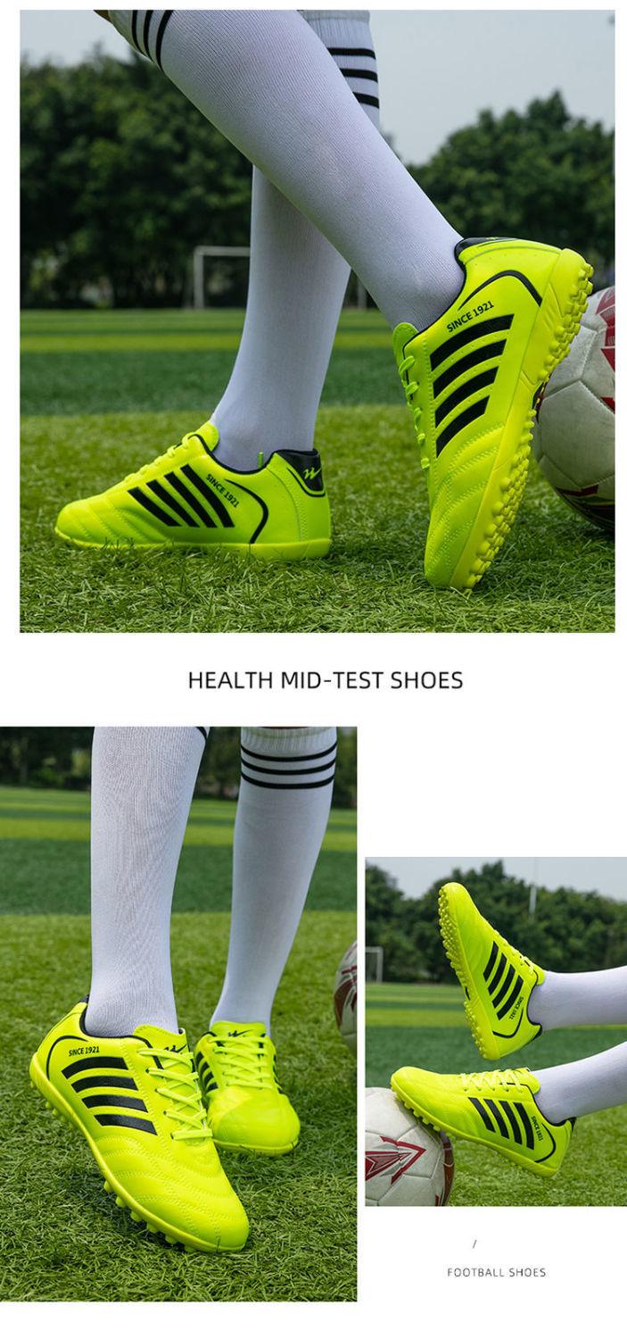 Product Introduction of Double Star Soccer Shoes Competition Special Adult Men Broken Spike Boys Primary School Girls Non-slip Training Professional Shoes Wear-resistant Slipper 36