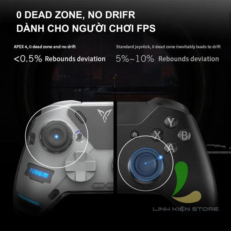 Tay cầm chơi game Apex 4 - Tay cầm Bluetooth Wireless chơi game trên Steam, Android và PC 5