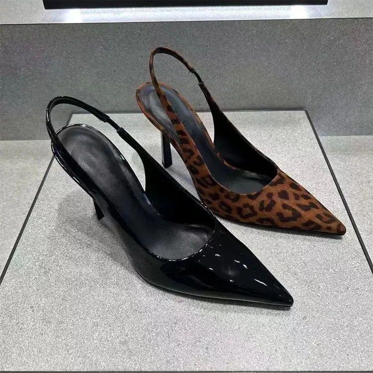 fashion Women's high heels Fine heel rubber