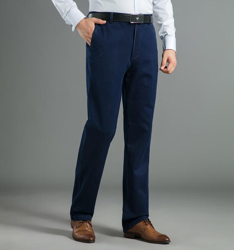 Product Introduction of Quần Jean Nam, Trung Người Già Và Cao Tuổi, Cạp Cao Co Giãn, Đáy Sâu, Thẳng Và Rộng Rãi, Thích Hợp Cho Bố, Quần Dài Thường Ngày 17
