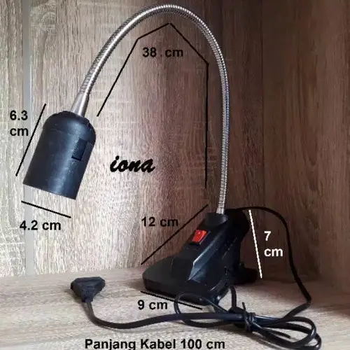 Fitting E27 Model Jepit Flexible 2
