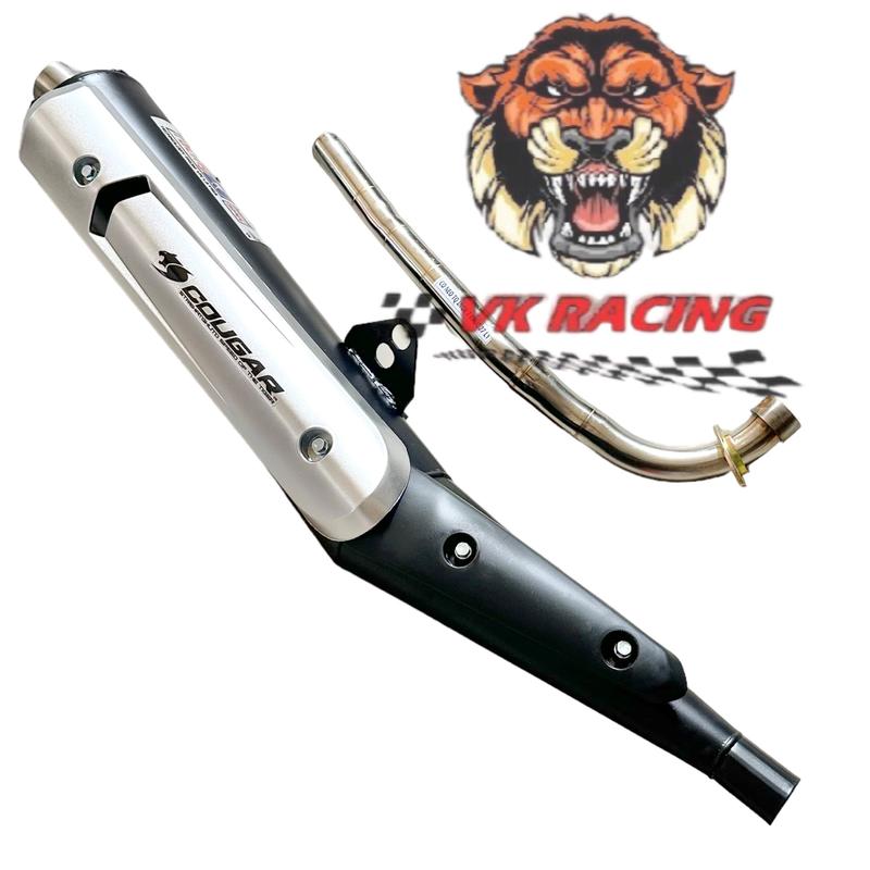 Pô uma móc đích inox tặng ốp pô spark wave - dream - citi - sirius - jupiter - wave s110 - ex135 - ex150 Phụ Kiện Phụ Tùng