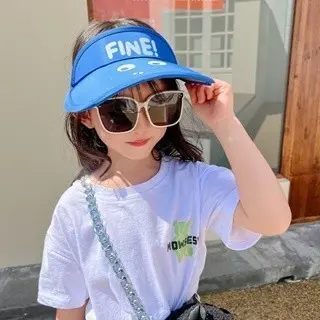 AZAHRA Kacamata Hitam Gaya kotak Anak-anak oversize kids Sunglasses Fashion Sunglasses Kacamata Fashion 4