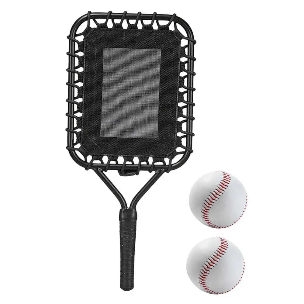 Baseball Racquet Baseball Racket for Fly Balls Portable for Coaches and Parents Practicing Metal Lightweight Bat Hitting Aid