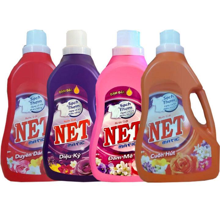 1 Can Nước Giặt Net 3,3kg (có 4 màu) Matic hương nước hoa thiên nhiên