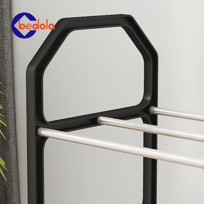 Bedola combo 2 in 1 (COD) 2 set rak sepatu susun rak sandal 4 tingkat 7