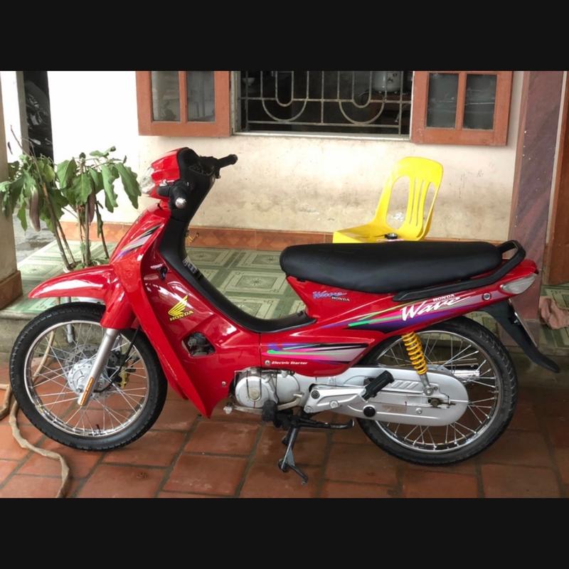 Bộ tem wave thái 100 màu đỏ đời 98 h àng nhập Thái Lan màu sắc cực đẹp dành riêng cho dòng xe này tem in lụa tẩy phim màu ánh kim loại zin theo xe giá bán cực tốt bán lẻ như bán sỉ Nhãn Dán