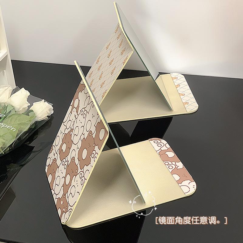 Product Introduction of Gương mini gấp gọn để bàn, bỏ túi tiện dụng, bao da họa tiết thú cưng xinh xắn GUONGDAMIX28 14