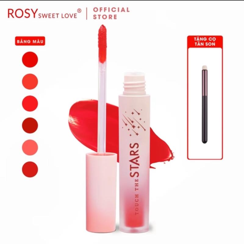 { TẶNG CỌ TÁN SON video } Touch The Stars Collection Son kem lì -Lâu trôi bền màu không chì Women Mỹ Phẩm Cosmetic Trang Điểm Son Môi