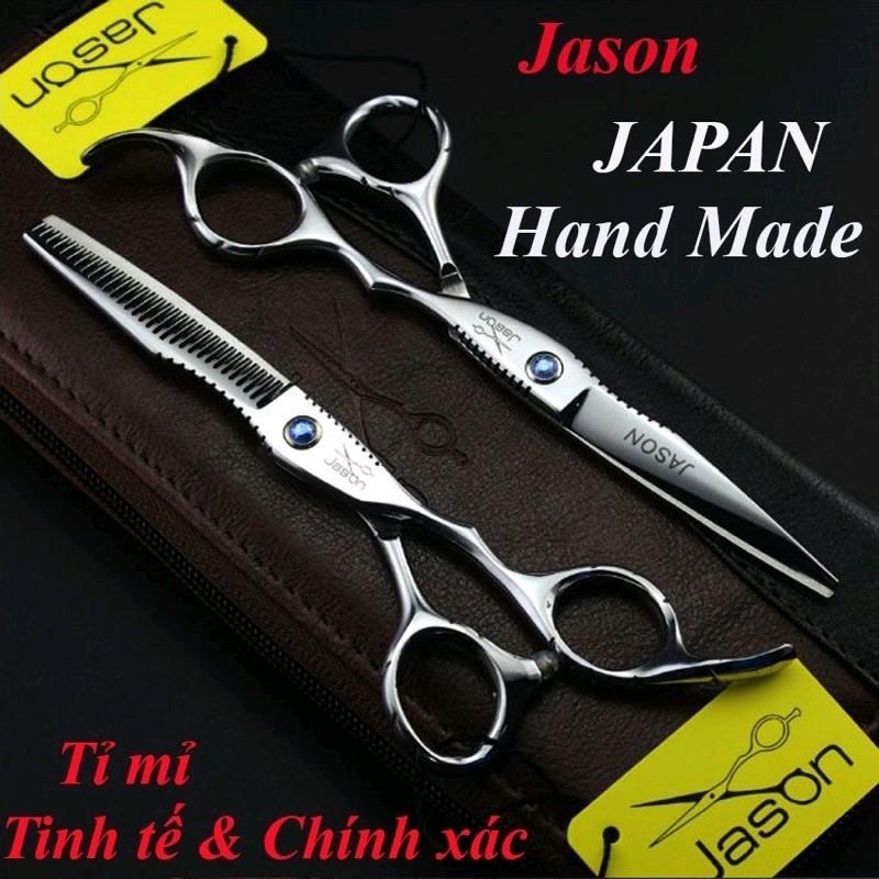  Bộ kéo cắt tóc JASON -HA-01 đẹp sắc bén dành cho tiệm cắt tóc chuyên nghiệp NAM Uốn Tóc 