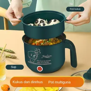 Panci Listrik / Panci Elektrik Free Kukusan Stainless / Panci Penggorengan 0.8L