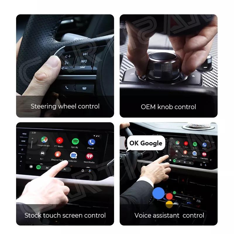 Bộ chuyển đổi Android Auto + Apple CarPlay không dây CARTIZAN CPA-300 cho màn hình ô tô hỗ trợ Ảndroid Auto và CarPlay 4