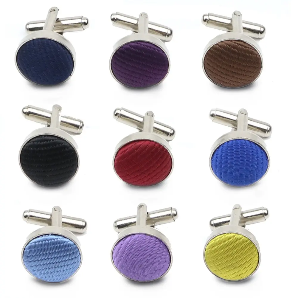 ZONFAZ Men's Fashion Soild Color Cufflinks Wedding Party Formal Daily Wear Cuff Links Accessories Gift For Man