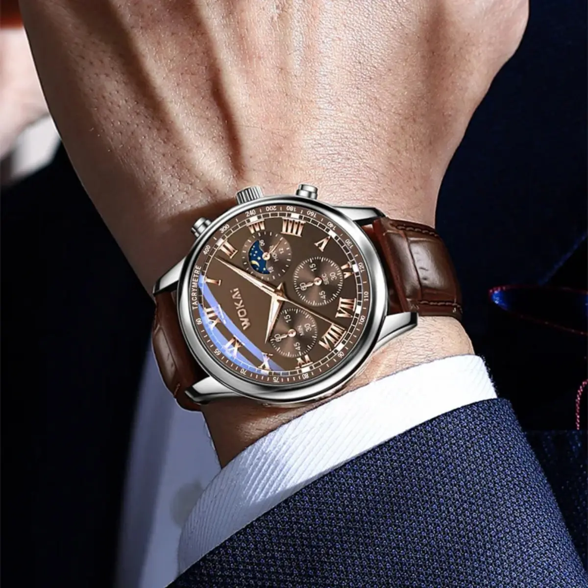 Sports Casual Men's Belt Watch - Fashion Accessory