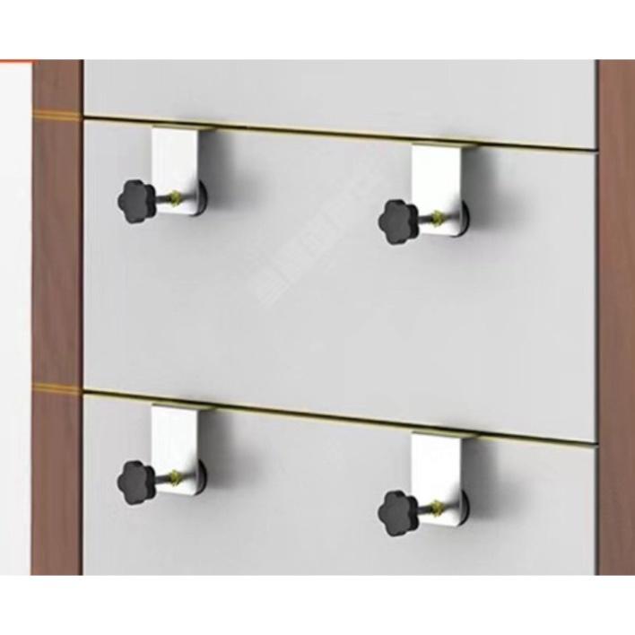 Kẹp cố định mặt hộc ngăn kéo tủ, kẹp vam cố định bắt mặt ngăn kéo tủ gỗ công nghiệp 2