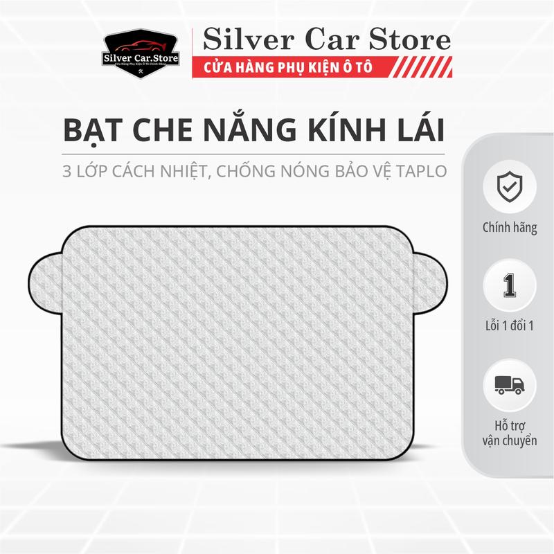 Bạt Che Nắng Kính Lái Ô Tô , Tấm Che Nắng Ô Tô Tráng Bạc Cách Nhiệt Hiệu Quả batchenango  to rèm  che