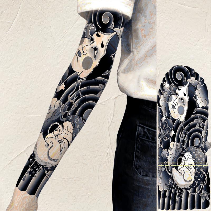 Semi-Permanent Waterproof Tattoo Stickers for Men & Women - Cute & Domineering Body Art 7