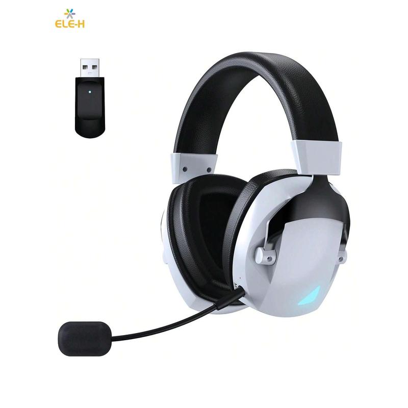 Headset Noise buy Canceling Gaming Headphones--Wireless Bluetooth Headphones White