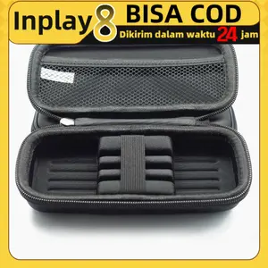 Dart Storage Box Portable Tas Aksesoris Dart EVA Hard Case Waterproof Holder Tip Shaft Flight Carrying Pouch Pelindung Anak Panah