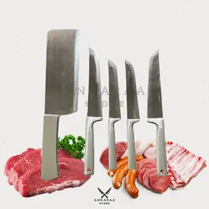 Set Pisau Alumunium isi 5 Pcs / Set Pisau Stainless Steel / Set Pisau Anti Karat Besi Buah Dapur Kitchenware Knife