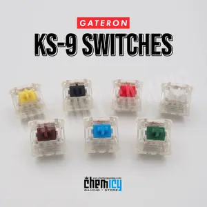 GATERON KS-9 Mechanical MX Switch - Plate Mount for Mechanical Keyboard