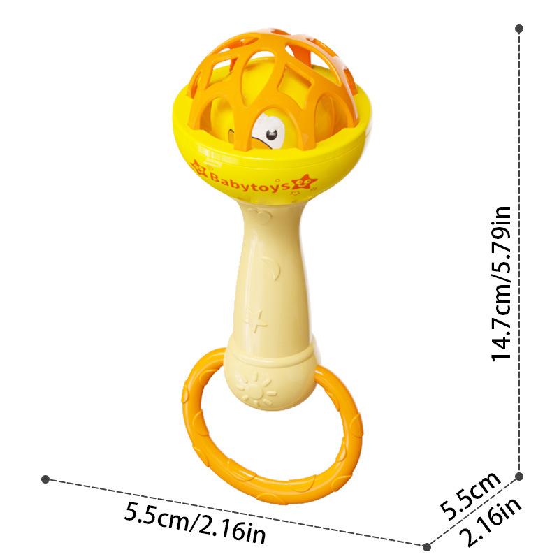 Baby rattle Manhattan ball fitness soft rubber hand grasping - TikTok ...