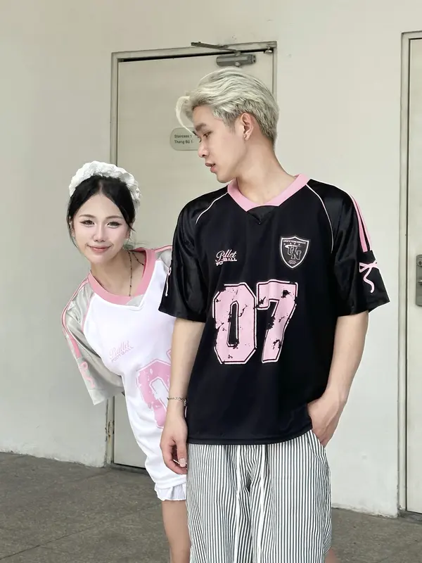 Áo Thun Nam Nữ RAPLAN07 - Top From Rộng Unisex Menswear Cổ Tròn áo phông nữ form rộng áo phông Nhung 1