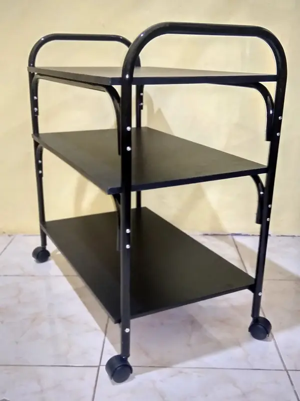 Rak TV Meja Dispenser Magic com Serbaguna Besi Hemat Ongkir DX 300 ( TV 14 - 24 Inch ) Laci Penyimpanan Tahan Lama 4