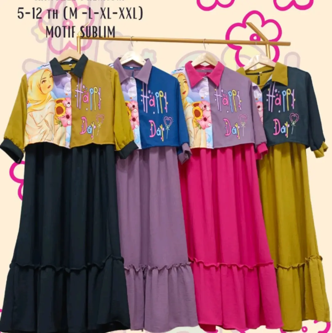 One Set Anak Crinkel Happy Day
