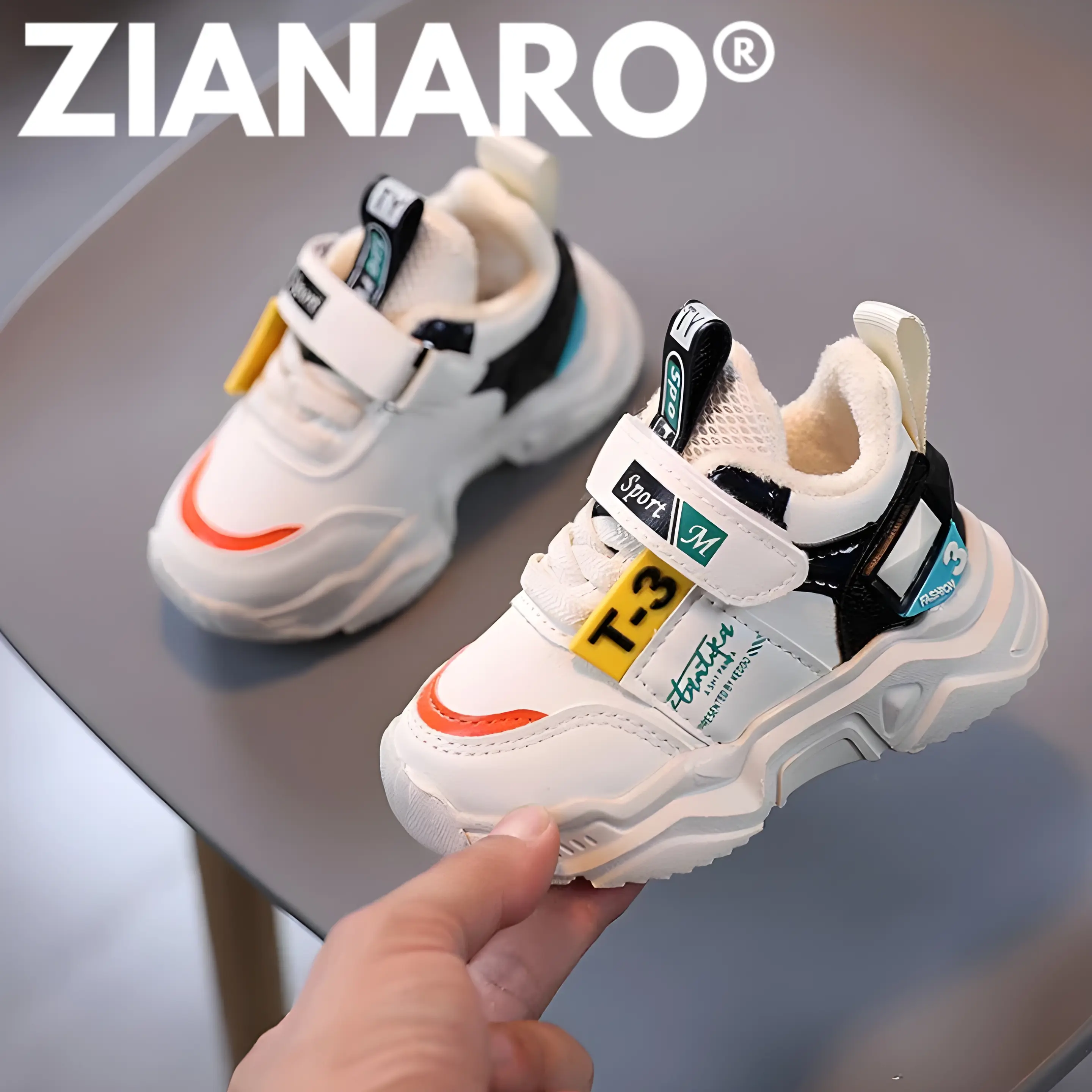 ZIANARO Sepatu Sneakers Running T3 Fashion Anak Anak Trendy