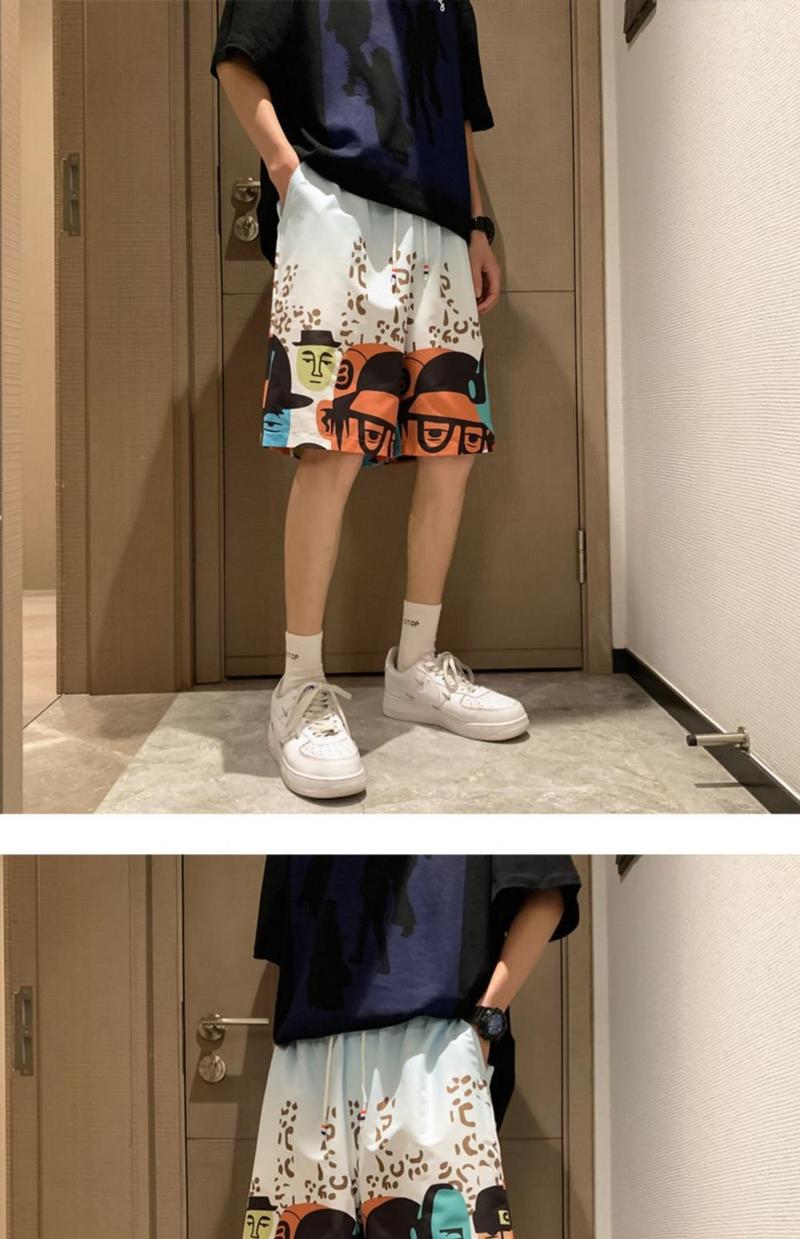 Product Introduction of Quần Soóc Hip-Hop, Dành Cho Nam Giới, Trang Phục Mùa Hè, Dáng Rộng Vừa Vặn, Thương Hiệu Hợp Xu Hướng Thích Hợp Cho Thể Thao Bóng Rổ, Trang Phục Đi Biển, Quần Soóc Lớn, Phong Cách Ins, Thường Ngày, Quần Soóc Ngoại Cỡ 5