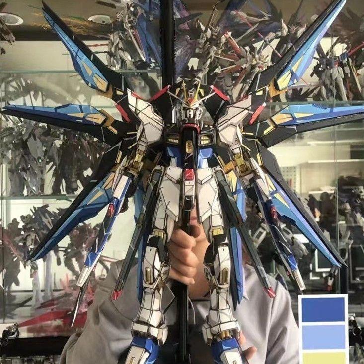 Mô Hình Gundam MG Strike Freedom Wing, Đồ Chơi Mô Hình Mecha Lắp Ráp Kiệt Tác Destiny Kỳ Lân Astray Màu Xanh Đỏ, Năm 2025 3