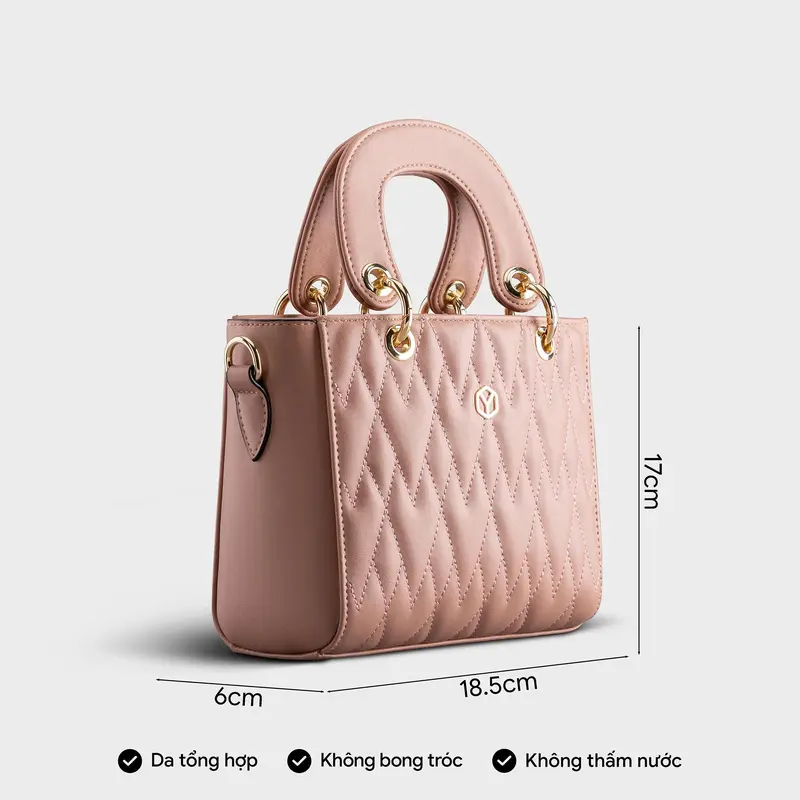 Túi Yuumy (Thời trang nữ đi tiệc size 19 - Túi xách da Seasand YTX24) 3