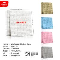Gambar SPEEDS SNI Wallpaper Dinding Penghias Ruangan Motif Bata Bertekstur Kamar Timbul Anti Air Berstandar 205-11 - 11 K4mm dari Speedshome Kota Surabaya 3 Tokopedia
