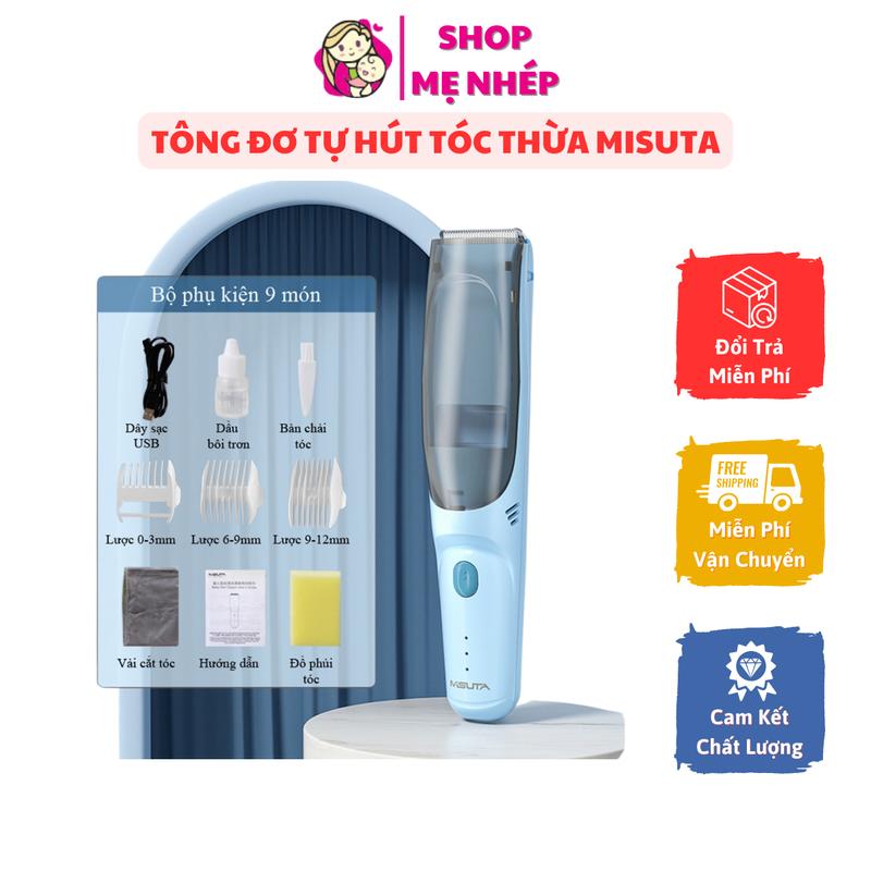 Tông đơ hớt tóc cho bé misuta có tích pin sạc 0
