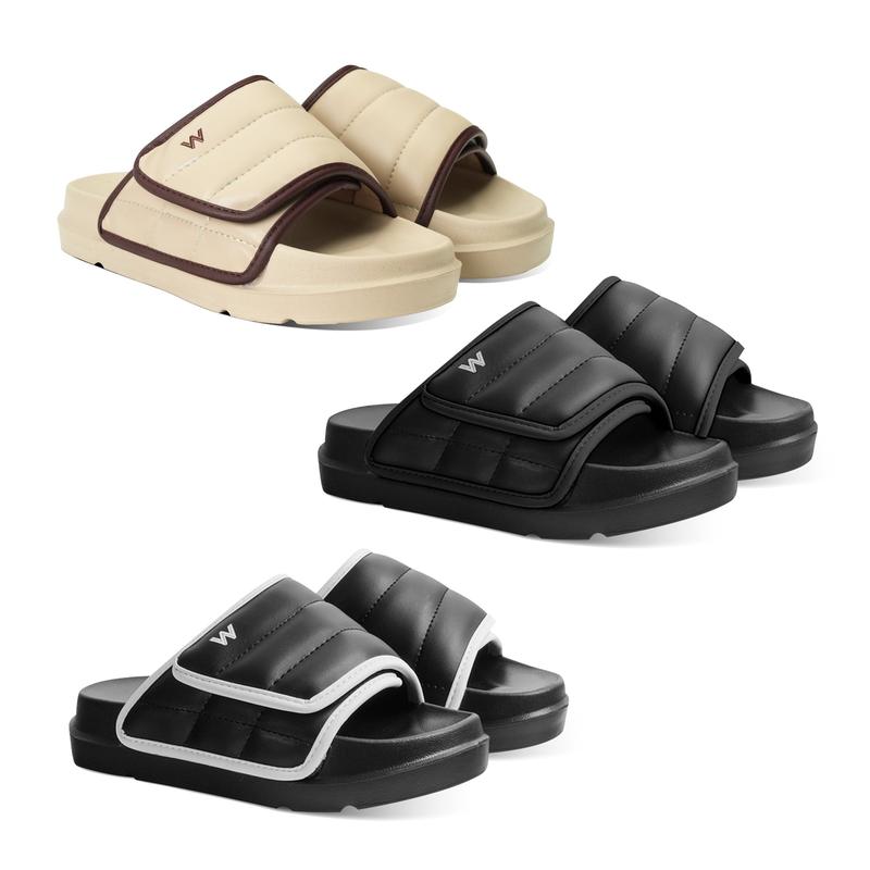 391 Dép LW quai dán đệm lót êm chân cao 4cm Ngoài trời