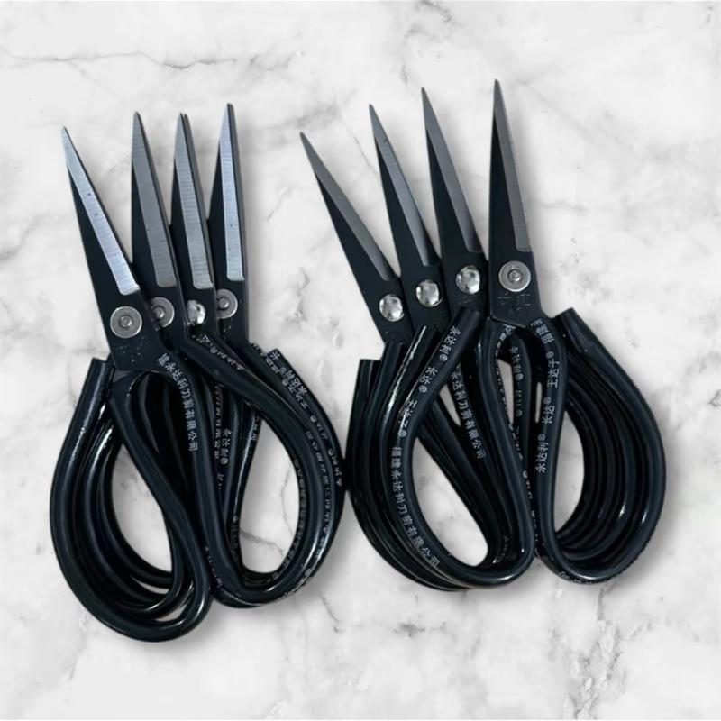 Combo  5 cây hoặc 8Cây Kéo Lưỡi Thép Cán Đen Cực Bén Dài 20cm ( kéo làm bếp cắt gà vịt ,làm cá , Hàng chất lượng )