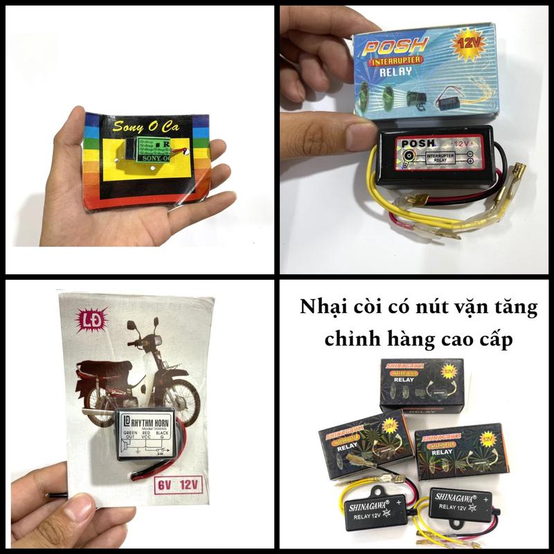 Còi nhại xe máy, wave 110 50cc, sirius, winner x, vision, ab airblade 125, ex150 Phụ Tùng Phụ Kiện